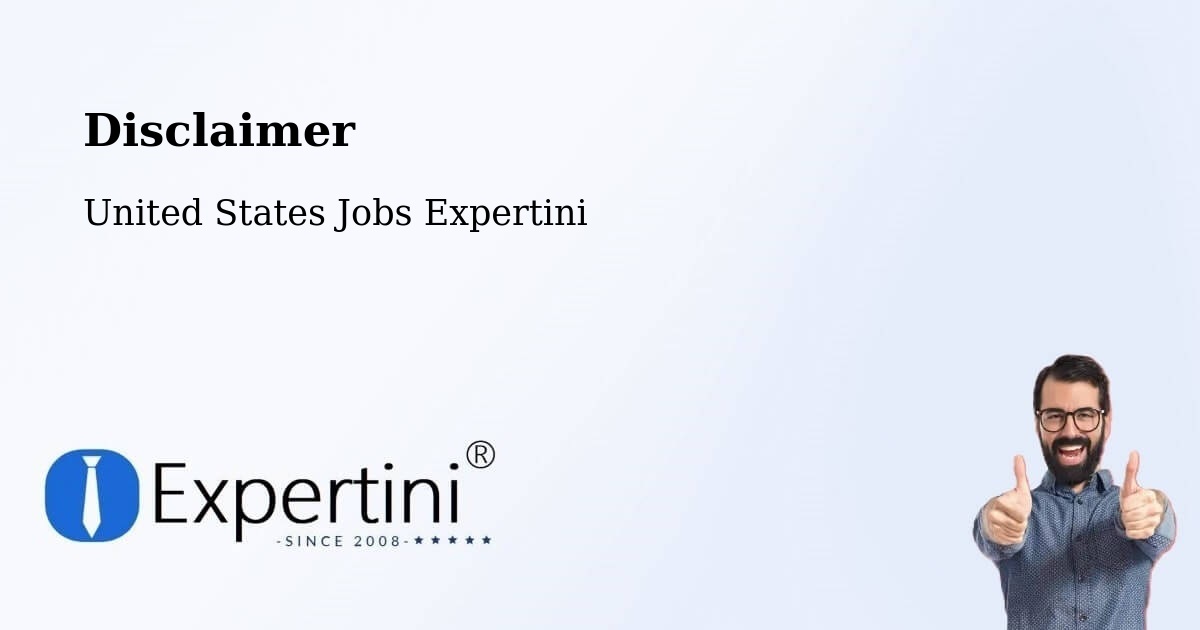 Disclaimer – Jacksonville - United States Jobs Expertini